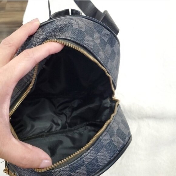 Graphite black and gray mini backpack - Picture 8 of 8